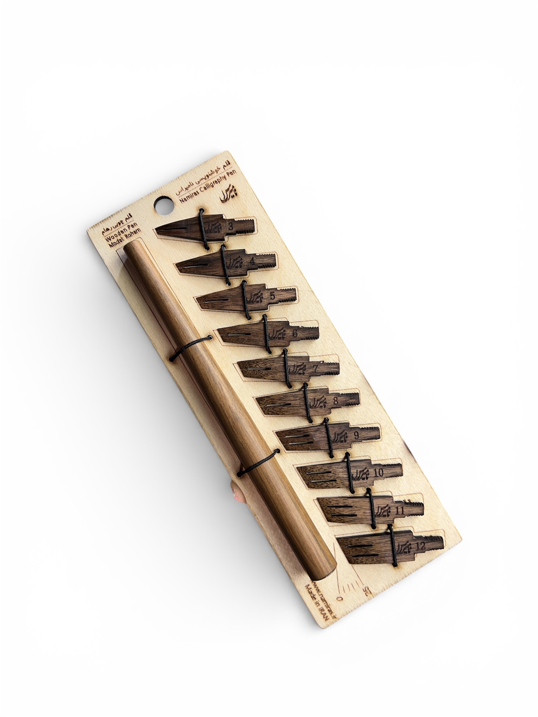 پک قلم چوبی نامیراس مدل رهام