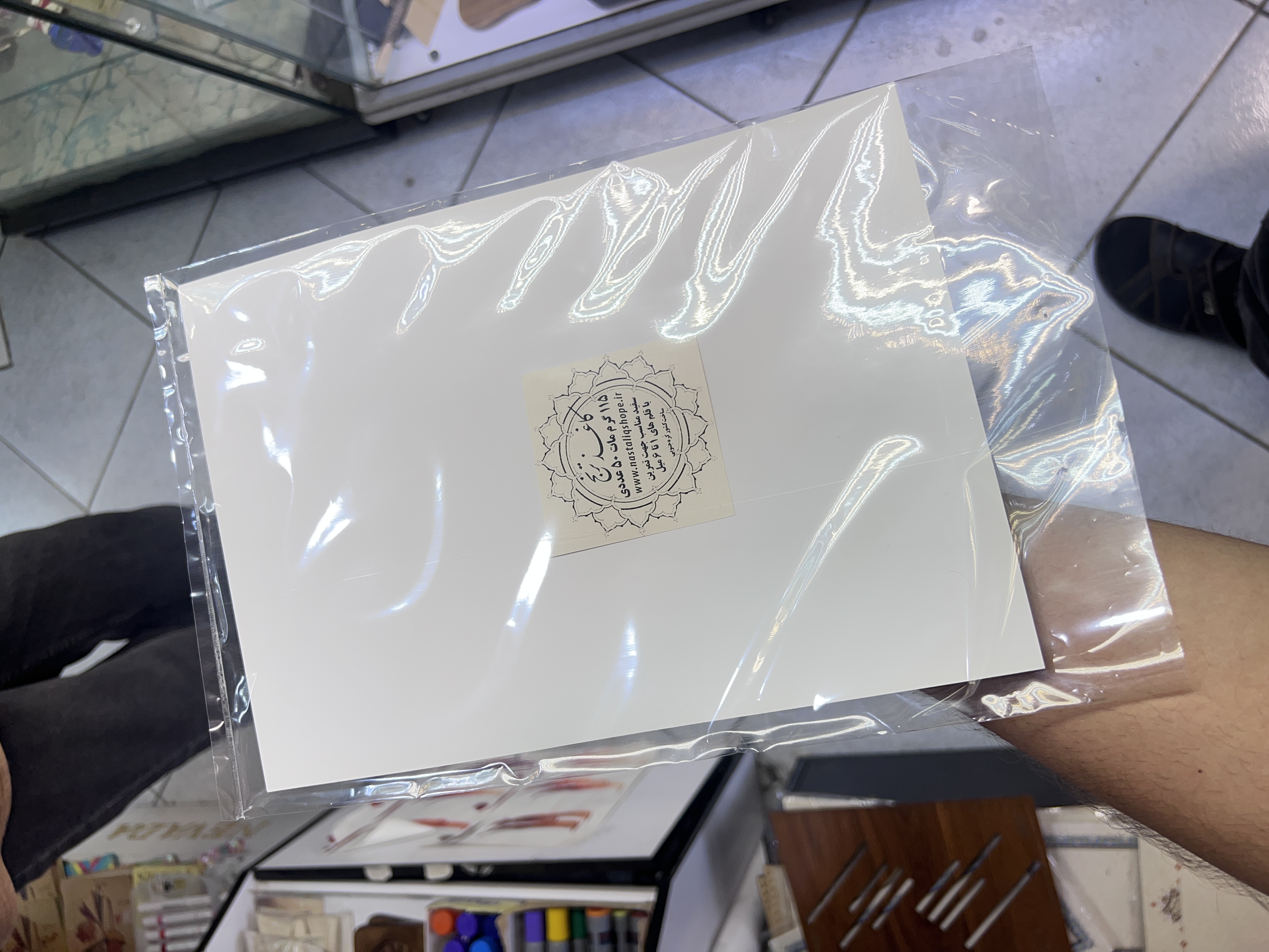 کاغذ خوشنویسی گلاسه مات آ4