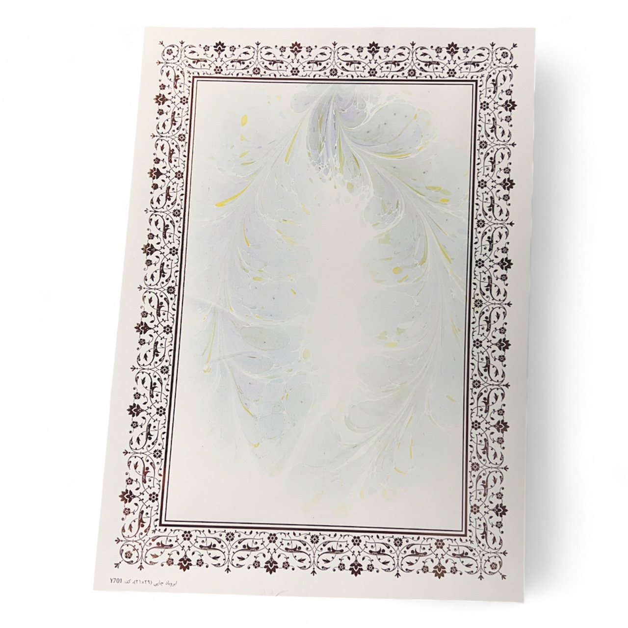 کاغذ تذهیب طلاکوب آ۴ کد Y701